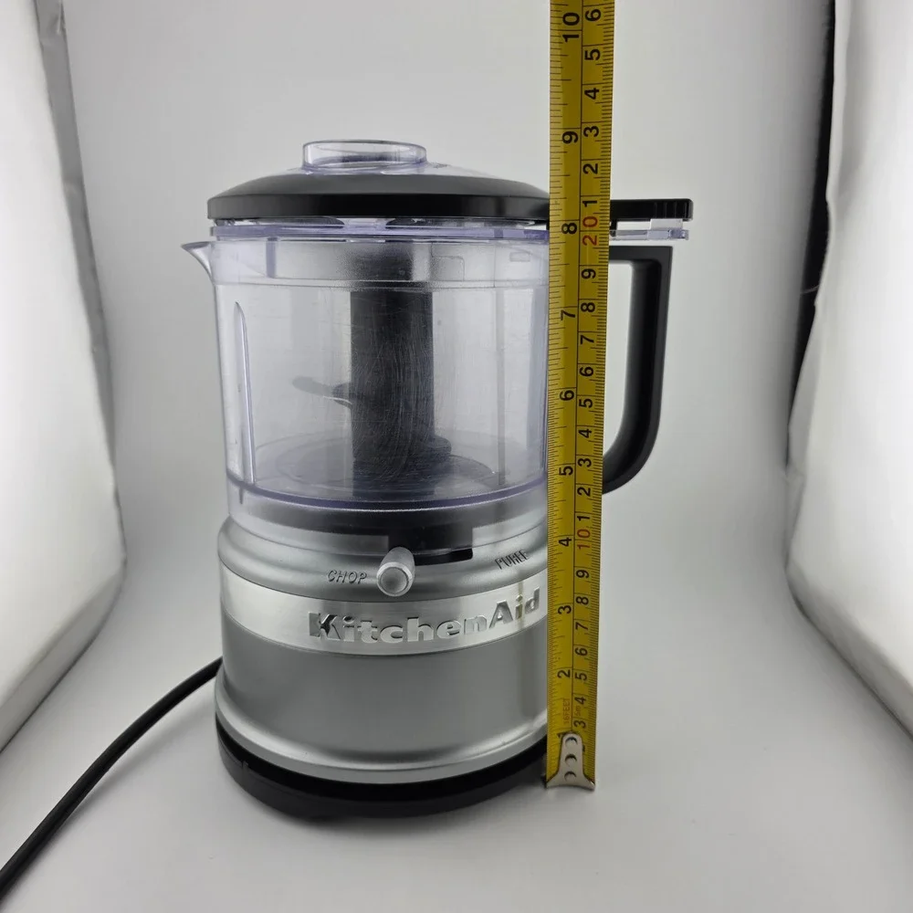 KitchenAid Food Chopper 3.5 Cup KFC3516CU Contour Silver GOOD Kitchen Utility